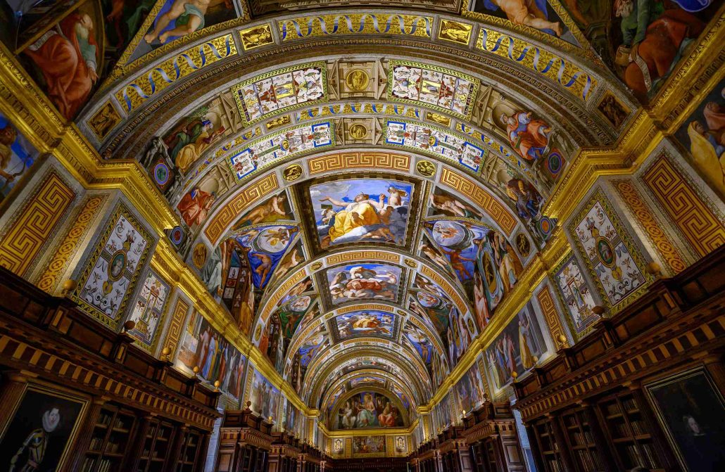 El Escorial library